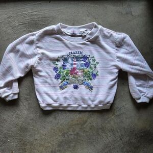 Vintage 80s 90s Kids Jordache  Sweatshirt Kids 10/12 Womens XS S